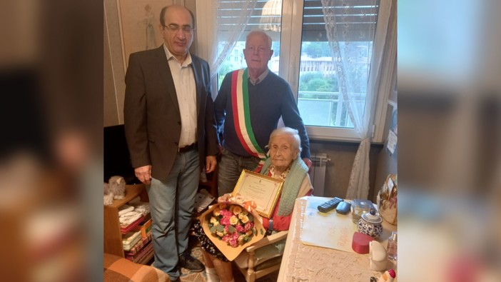 Dea Romano spegne 100 candeline, gli auguri dell’Amministrazione Comunale di Borgio Verezzi