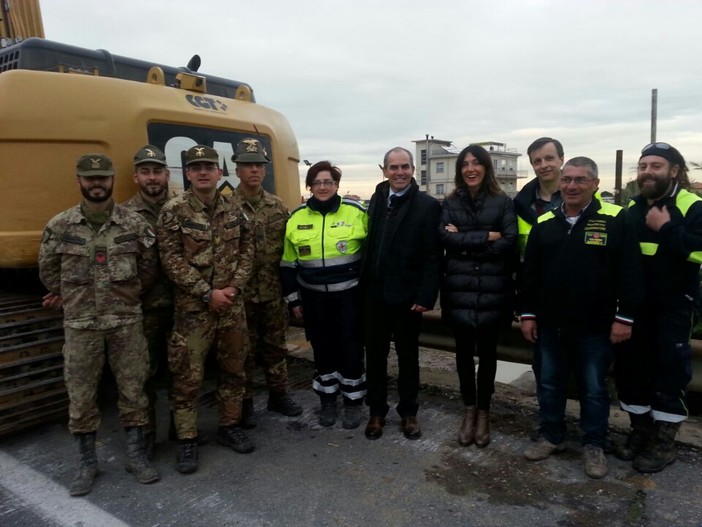 Albenga, Raffaella Paita: &quot;In breve sono stati eseguiti interventi importanti, ora ci occuperemo di coloro che hanno subito dei danni&quot;