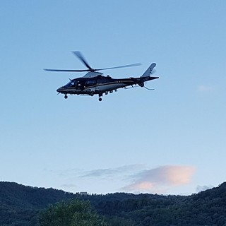 Servizio coordinato di controllo del territorio, elicottero dei carabinieri su Borghetto e comuni limitrofi