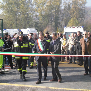 Millesimo, inaugurata l'area per l'elisoccorso