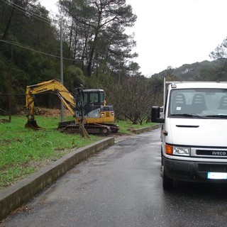 Andora: al via i lavori per riaprire le strade danneggiate per Moltedo, Baro e Duomo