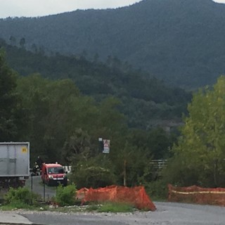 Villanova d'Albenga, fuga di gas da una conduttura: intervento dei vigili del fuoco