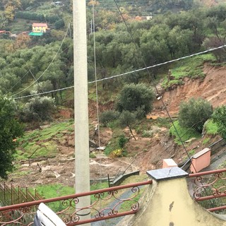 Celle, frana di importanti dimensioni a Sanda in via Cerisola (FOTO e VIDEO)