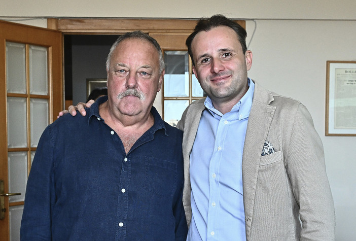 Fabio Azzolini e Matteo Dell'Antico. Foto di Luca Zennaro