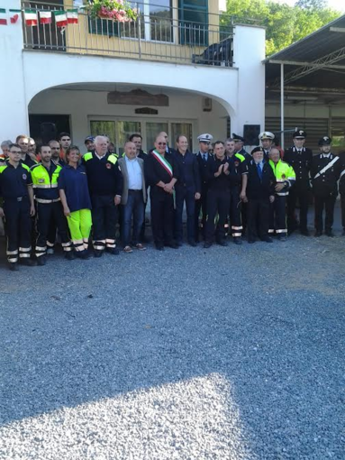 Stellanello: inaugurata ieri pomeriggio la nuova sede logistica della Squadra Intercomunale di Protezione civile dell’Unione Valmerula e Montarosio (FOTOGALLERY)