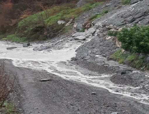 Stella, frana in località Ritani: ordinanza del sindaco di chiusura del tratto