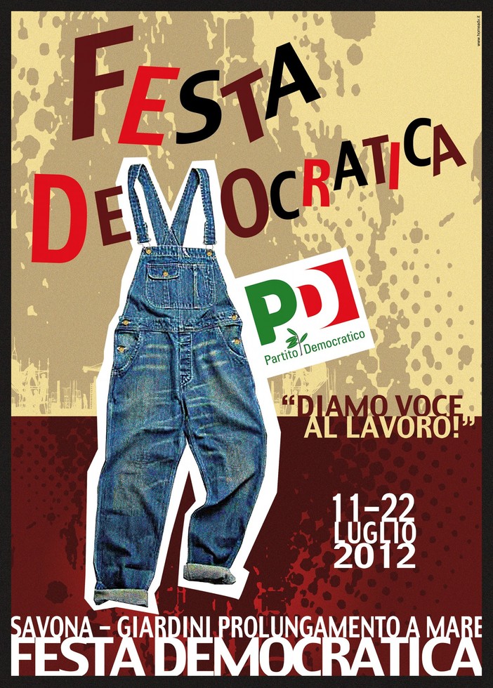 La Festa provinciale del PD dall'11 al 22 luglio al Prolungamento di Savona