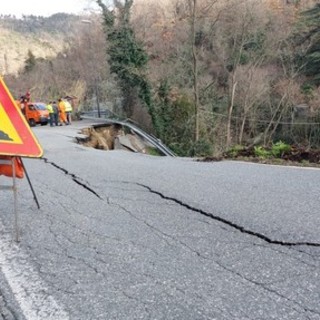 Crollo della Sp12 al Santuario, pronta a riaprire a senso unico alternato il 14 maggio