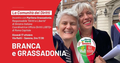 Sinistra Italiana: “La comunità dei Diritti”, giovedì 17 ottobre l’incontro con Marilena Grassadonia