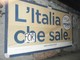 Ironia manifesti Monti: &quot;Italia for sale&quot;