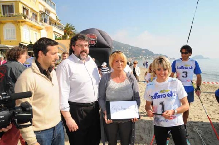 Stefania Belmondo madrina di &quot;Sci di fondo on the beach&quot;