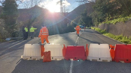 Savona, sopralluogo di Provincia e Tpl alla frana del Santuario per l'istituzione dei bus navetta