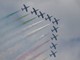 Frecce Tricolori in azione nei cieli della Liguria