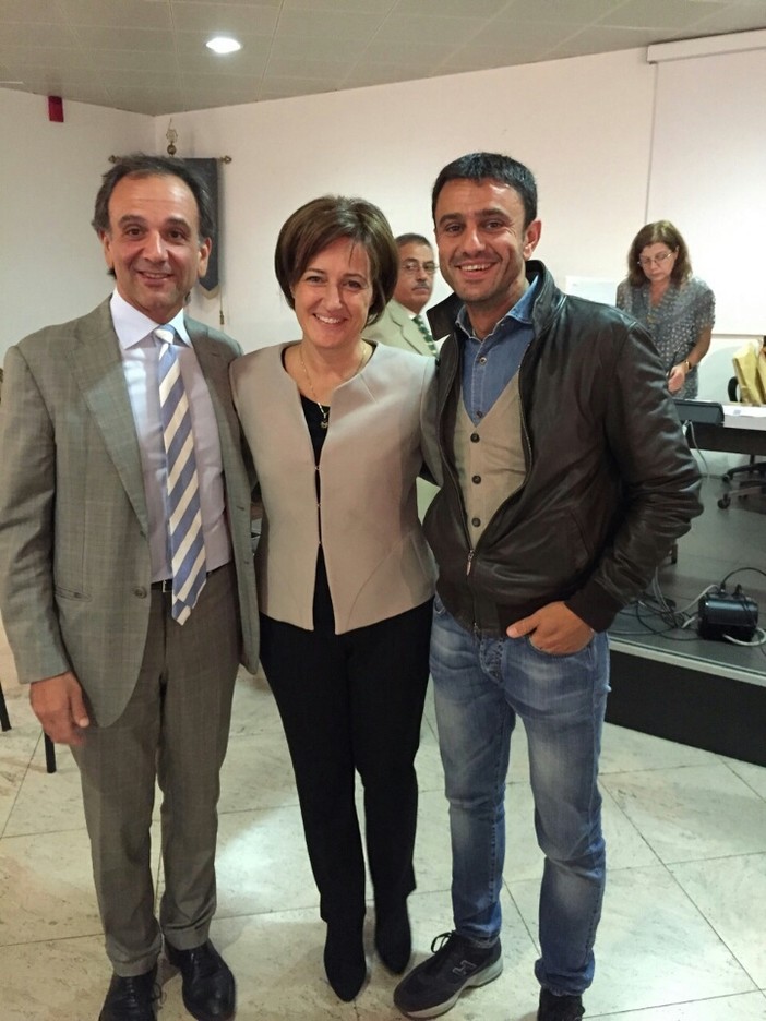 Federico Berruti, Monica Giuliano e Fulvio Briano;