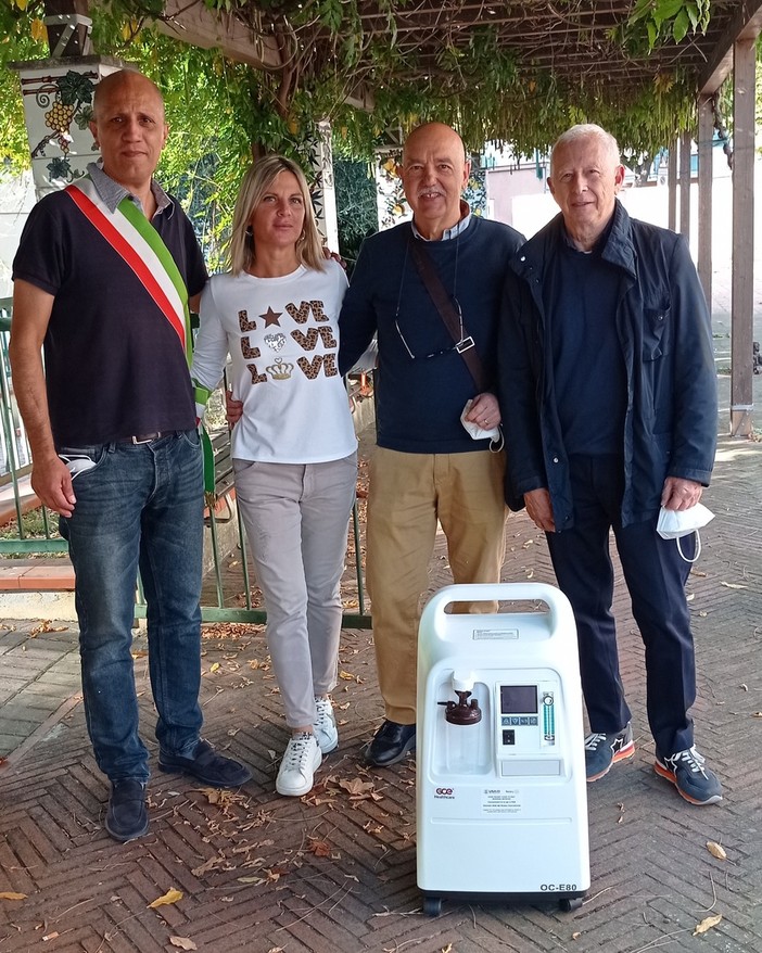 Albisola, dal Rotary Club di Savona un concentratore di ossigeno all’RP Comunale “SS. Nicolò e Giuseppe”