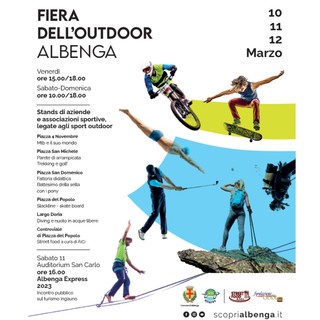 Albenga, tutto il weekend dedicato all'Outdoor in piazza del Popolo e centro storico