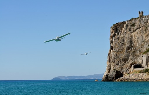 Immagini dal set della Piaggio, Finale Ligure