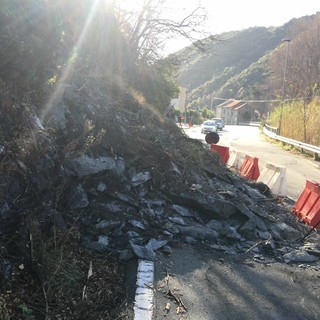 Osiglia: nuova frana sulla Strada Provinciale, interrotta la viabilità