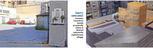 Savona Fornaci: il progetto residenziale  nel campetto della chiesa...