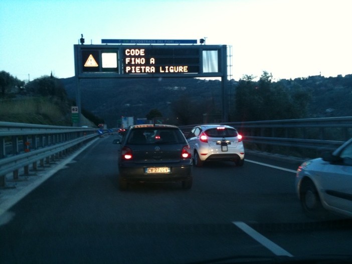 Autostrada dei Fiori, i cantieri della settimana