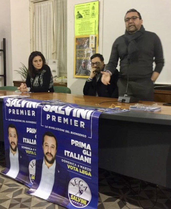 Sala Gallesio gremita per l’incontro di Sara Foscolo e Paolo Ripamonti con gli elettori a Finale Ligure