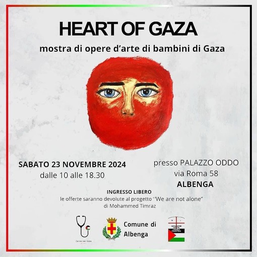 Albenga, mostra “heArt of Gaza”: l’orrore della guerra nelle immagini realizzate dai bambini