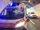 Ambulanza impatta contro un muro in galleria: la Croce Rosa interviene in A10