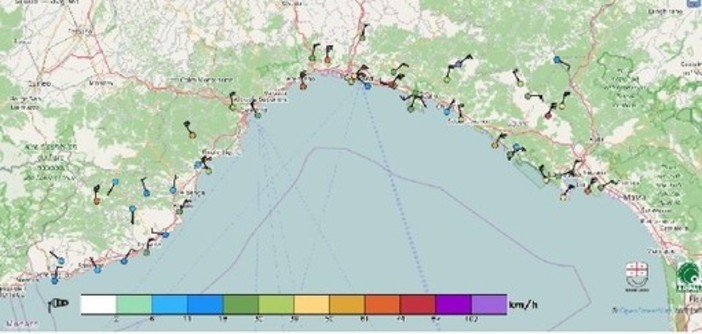 Freddo in attenuazione sulla nostra provincia ma anche oggi la farà da padrone il vento con raffiche a 100 km/h