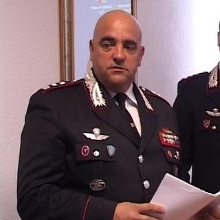 Il comandante provinciale dei carabinieri Giovanni Garau