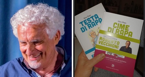 Gino Rapa a Savona con le sue curiosità linguistiche: presenta i libri Testa di Rapa e Cime di Rapa