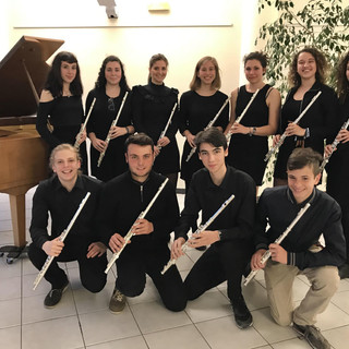 I giovani flauti dell'Accademia Musicale del Finale in concerto