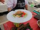 Alassio, Festival della Cucina con i Fiori: showcooking di chef Calidonna con il suo Rocher di orata e maionese al nasturzio