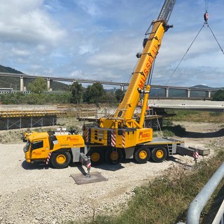 Messa in sicurezza del ponte Europa Unita. Giampedrone: &quot;Opera fondamentale per Andora&quot; (FOTO e VIDEO)