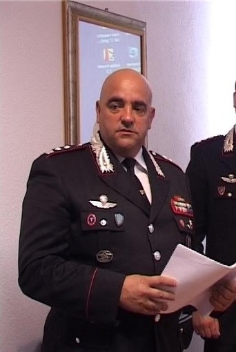 Il comandante provinciale dei carabinieri Giovanni Garau