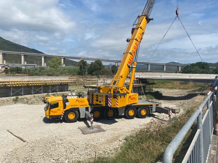 Messa in sicurezza del ponte Europa Unita. Giampedrone: &quot;Opera fondamentale per Andora&quot; (FOTO e VIDEO)