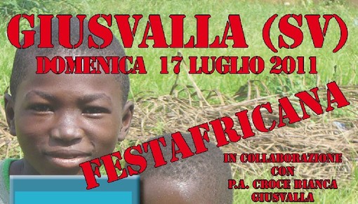 Giusvalla: domenica profumi e suoni d'Africa alla IX &quot;Festafricana&quot;