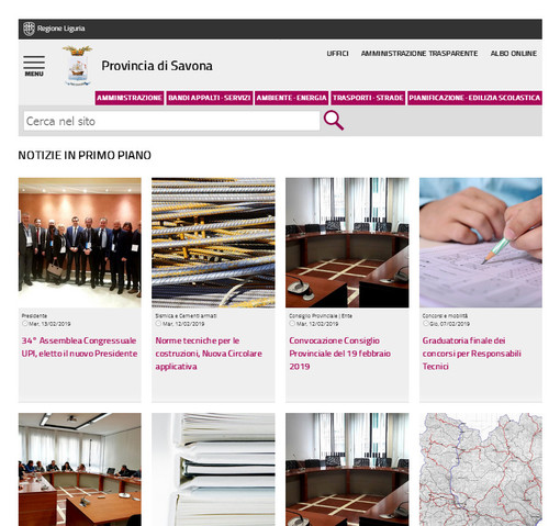 Online il nuovo sito internet della Provincia di Savona, il presidente Olivieri: &quot;Progettato per rendere l'Ente vicino ai cittadini&quot;