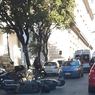 Collisione tra due moto a Savona