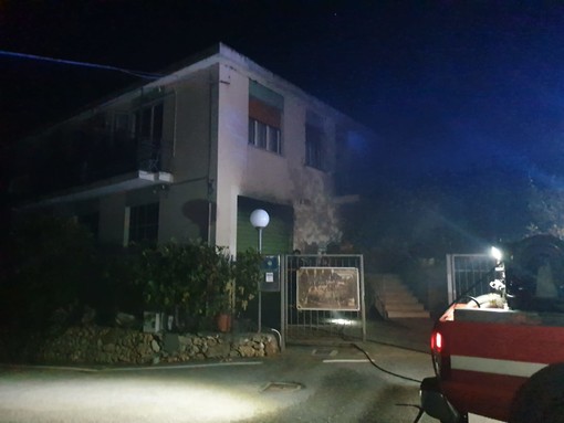 Incendio all'agriturismo &quot;Barilaro&quot; di Verzi di Finale