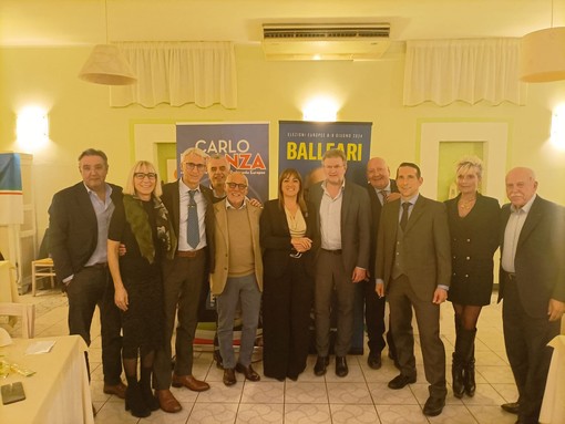 Al Circolo FdI Alassio Baia del Sole incontro con Carlo Fidanza e Stefano Balleari