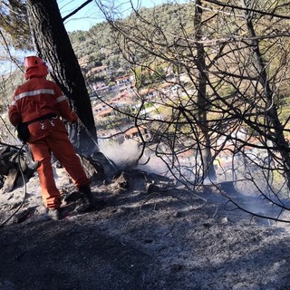 Le fiamme da Levante a Ponente non si placano: dopo Cogoleto, incendio a Stellanello