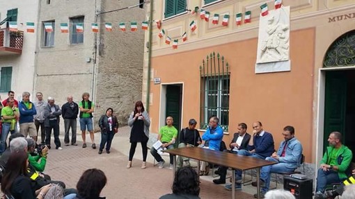 Un sentiero alla scoperta delle bellezze del Finalese: inaugurato il tracciato permanente &quot;Ermano Fossati&quot;