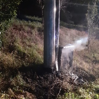 Cosseria, incendio su un quadro elettrico: prontamente spento dai vigili del fuoco