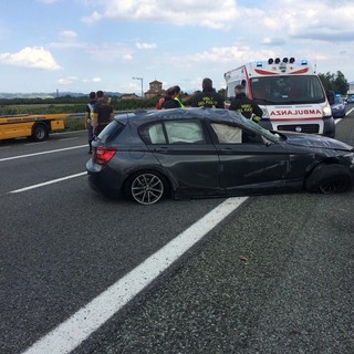 Soccorsi in azione sulla Torino-Savona per un incidente stradale