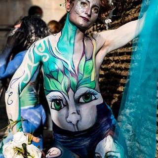 Ad Albissola Marina torna il body painting a tema &quot;blu&quot;