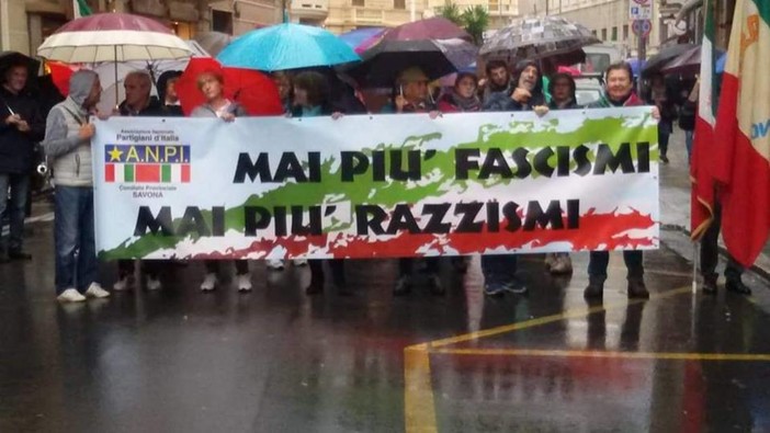 L'ANPI di Savona: &quot;1500 persone in piazza contro il fascismo&quot;