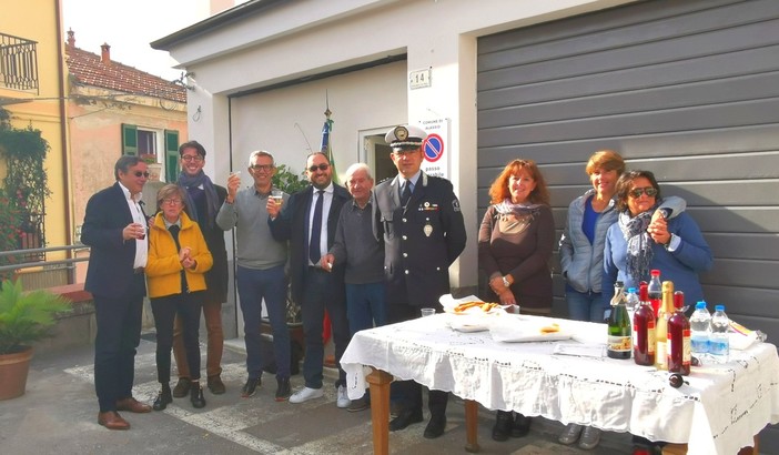 Alassio: inaugurato il nuovo ufficio della Polizia Municipale in frazione Moglio