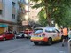 Savona, incendio su un terrazzo di via Crispi: Vigili del fuoco in azione