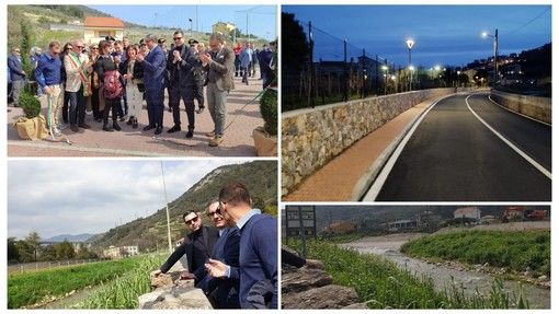 Prevenzione e resilienza del territorio: a Pietra ecco la nuova via Nazario Sauro e la messa in sicurezza del torrente Maremola (FOTO e VIDEO)