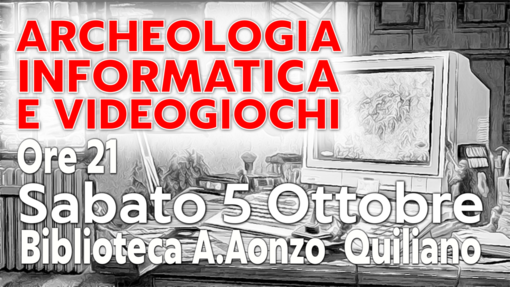 A Quiliano una serata per parlare di archeologia informatica e videogiochi